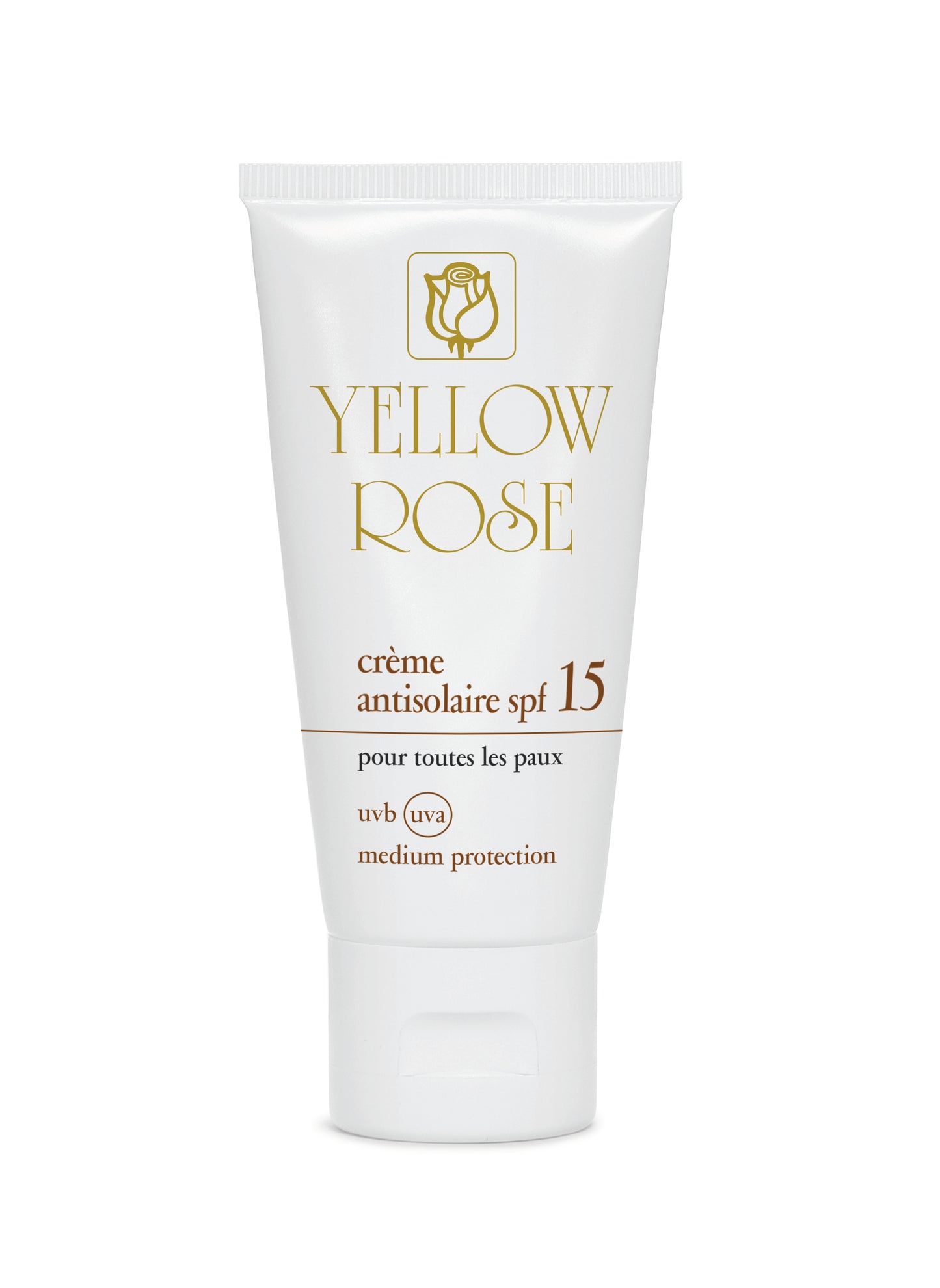 CREME ANTISOLAIRE (UVA/UVB) SPF 15 - 50ml YELLOW ROSE