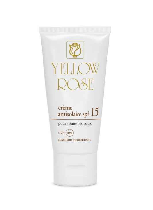 CREME ANTISOLAIRE (UVA/UVB) SPF 15 - 50ml YELLOW ROSE
