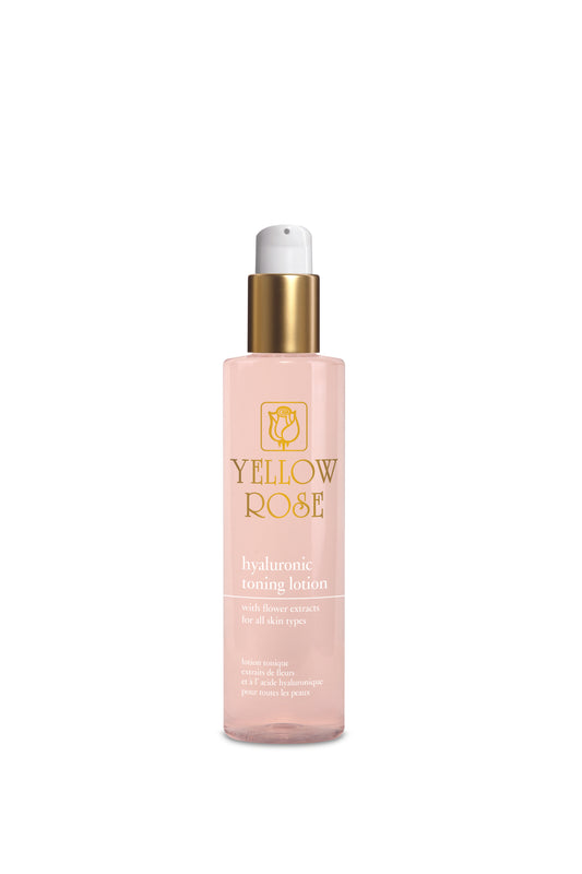 HYALURONIC TONING LOTION WITH FLOWER EXTRACTS - 200 ml YELLOW ROSE