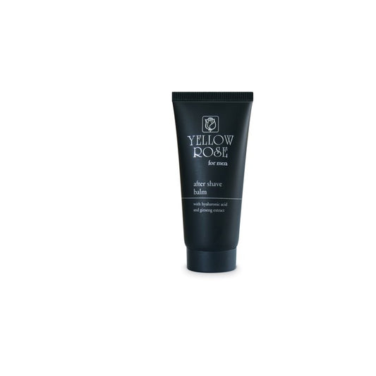 A tube of Yellow Rose after shave balm for men.