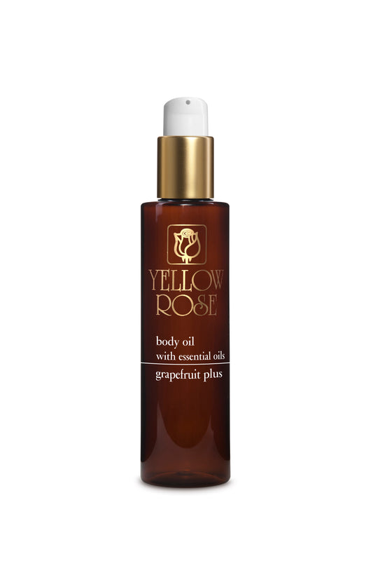 BODY MASSAGE OILS - GRAPEFRUIT PLUS - 200ml YELLOW ROSE
