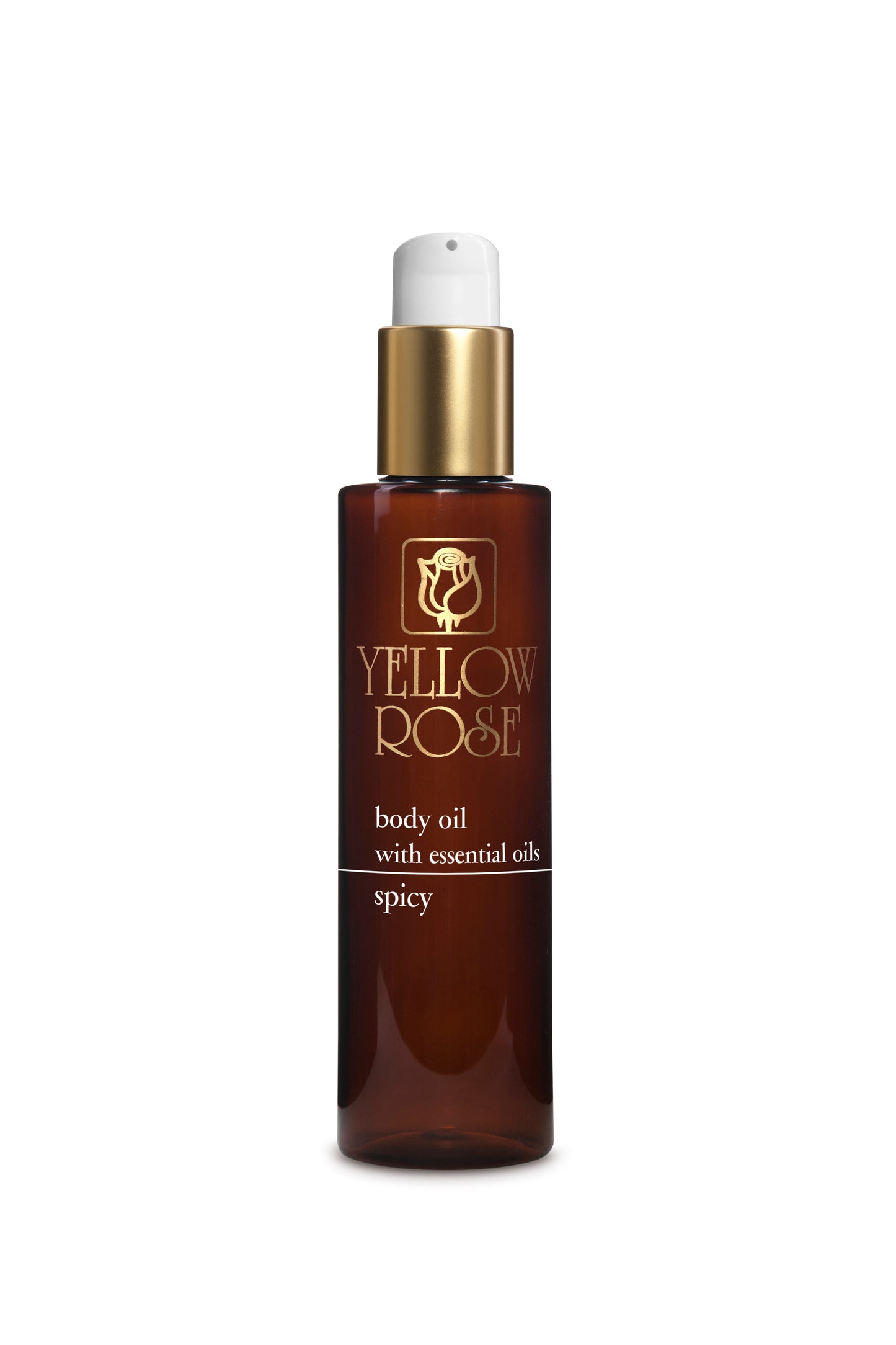 BODY MASSAGE OILS - SPICY - 200ml YELLOW ROSE