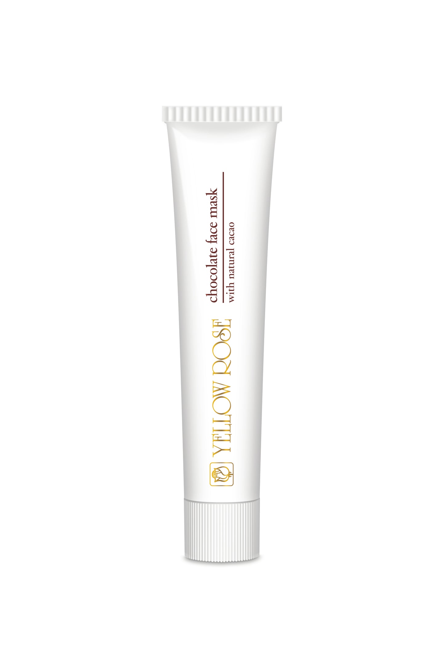 A tube of YELLOW ROSE chocolate face mask, 50ml.
