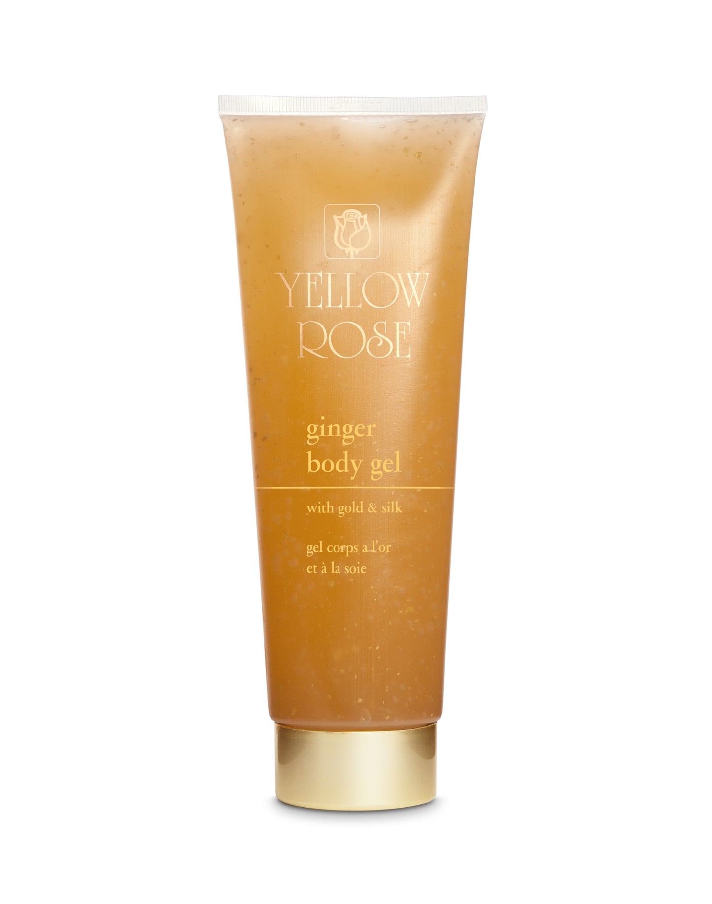 GOLDEN LINE – GINGER BODY GEL WITH GOLD AND SILK - 250ml YELLOW ROSE