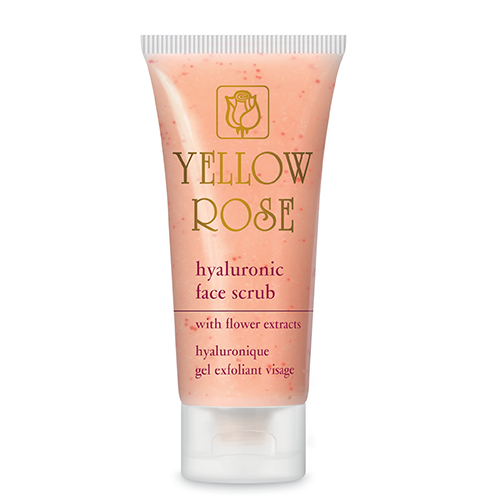 HYALURONIC FACE SCRUB WITH FLOWER EXTRACTS - 50 ml YELLOW ROSE