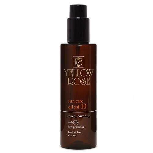 SUN CARE OIL SPF 10 sweet coconut 200ml  - Yellow Rose