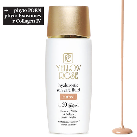 HYALURONIC SUN CARE FLUID SPF50 TINTED light - Yellow Rose
