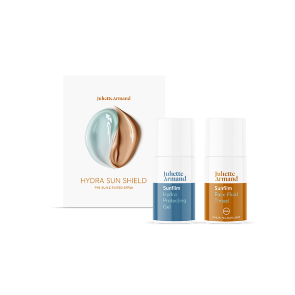 Hydra Sun Shield: Pre Sun & SPF50 Tinted - Juliette Armand