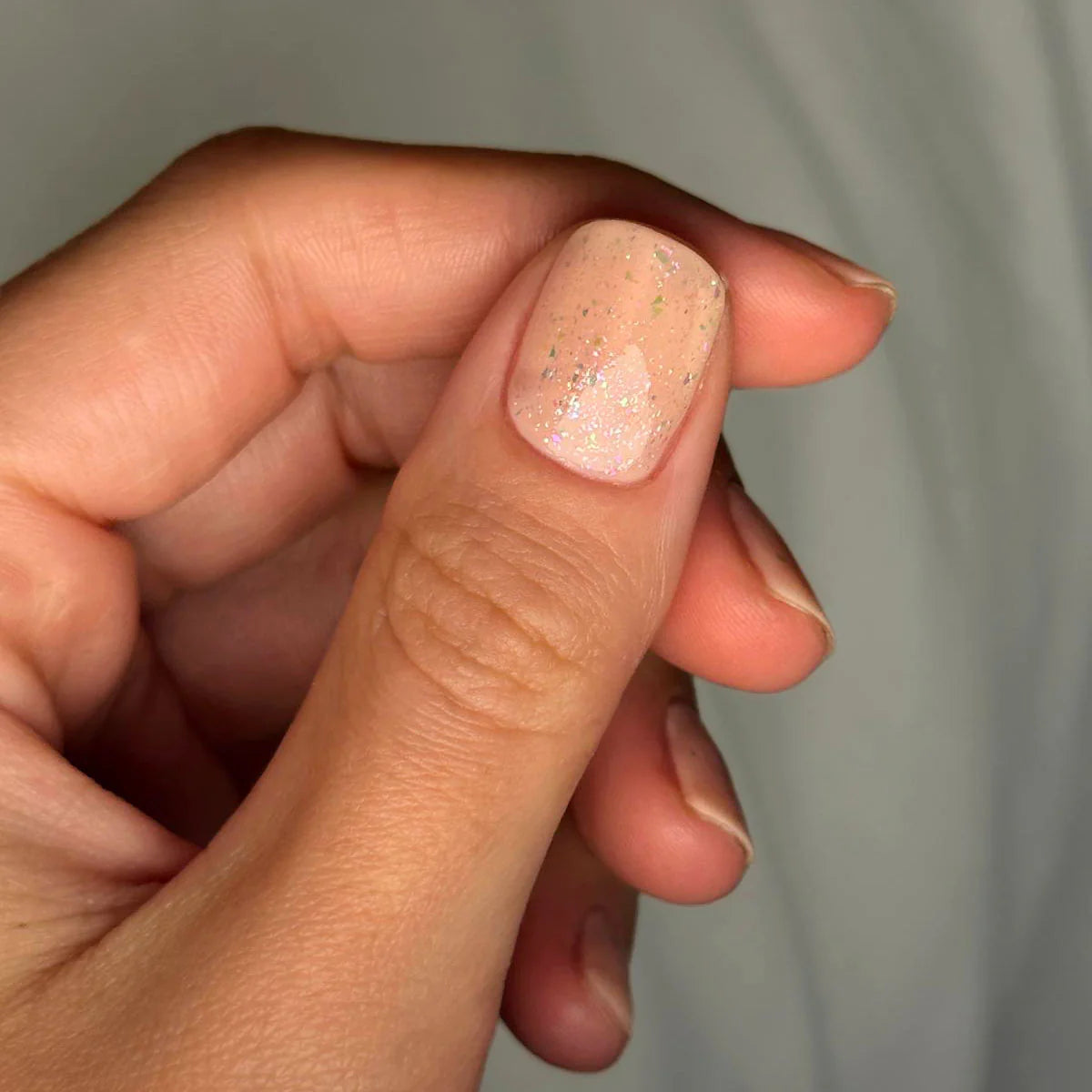 EVO Rainbow Flakes Gloss Top Coat 14ml – Γυαλιστερό Top Coat με Ιριδίζοντα Σωματίδια (TPO Free)