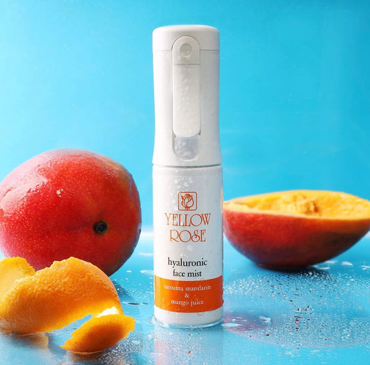 Hyaluronic face mist with Satsuma Mandarin & Mango Juice 90ML - Yellow Rose