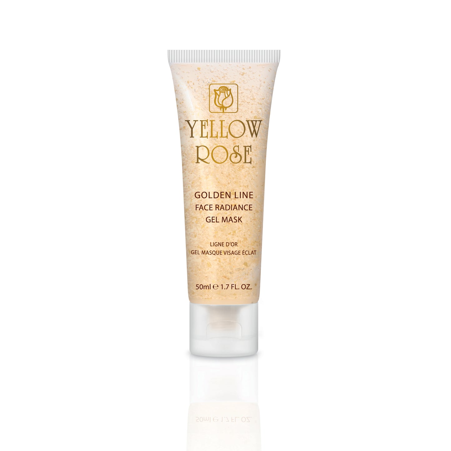 GOLDEN LINE – FACE RADIANCE GEL MASK 50ml - YELLOW ROSE