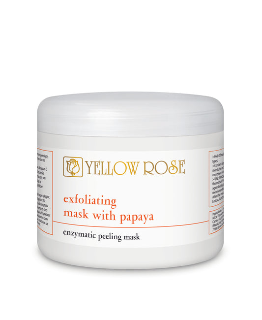 EXFOLIATING MASK WITH PAPAYA - 150 ml YELLOW ROSE