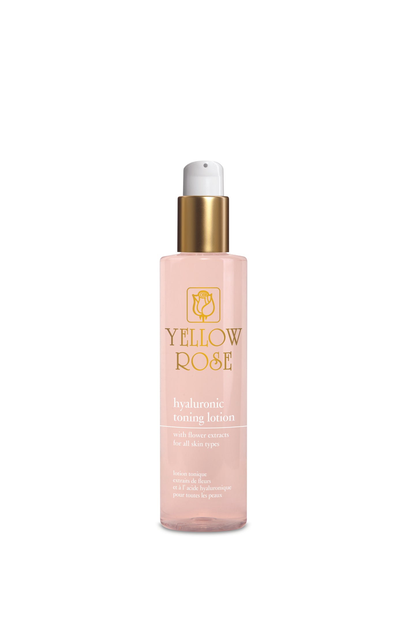 HYALURONIC TONING LOTION WITH FLOWER EXTRACTS - 200 ml YELLOW ROSE